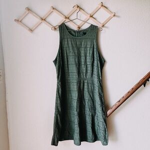 Gap Summer Dress, Green Eyelet Lace Size 18